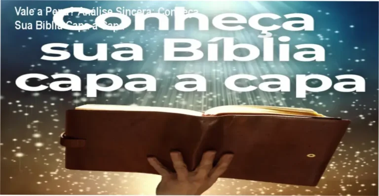 Capa informativa sobre o tema Conheça Sua Bíblia Capa a Capa