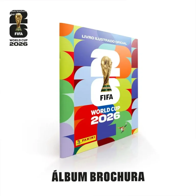 Capa informativa sobre o tema Copa do Mundo da Fifa 2026™ 2026 Álbum brochura Fifa World Cup 2026™