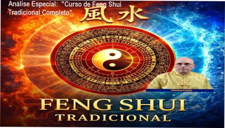 Capa informativa sobre o tema "Curso de Feng Shui Tradicional Completo",