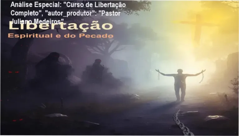 Capa informativa sobre o tema "Curso de Libertação Completo", "autor_produtor": "Pastor Juliano Medeiros",