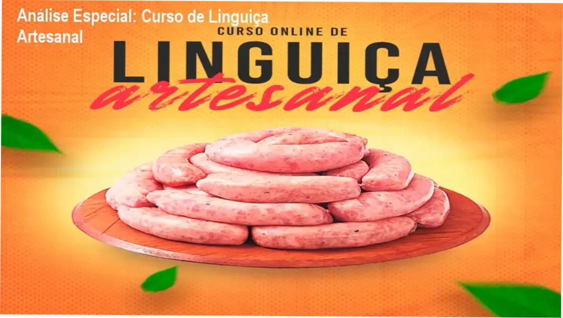 Capa informativa sobre o tema Curso de Linguiça Artesanal