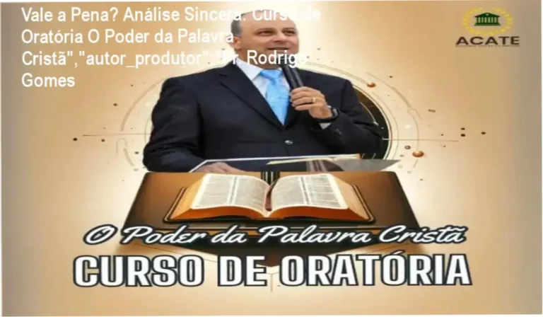 Capa informativa sobre o tema Curso de Oratória O Poder da Palavra Cristã","autor_produtor":"Pr. Rodrigo Gomes