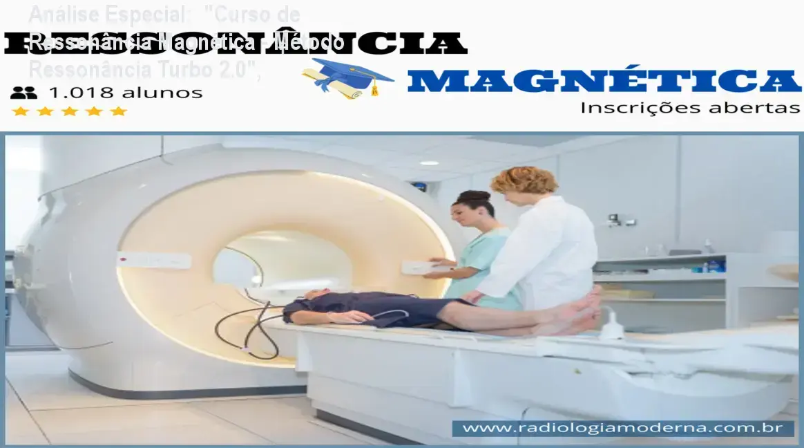 Capa informativa sobre o tema "Curso de Ressonância Magnética - Método Ressonância Turbo 2.0",