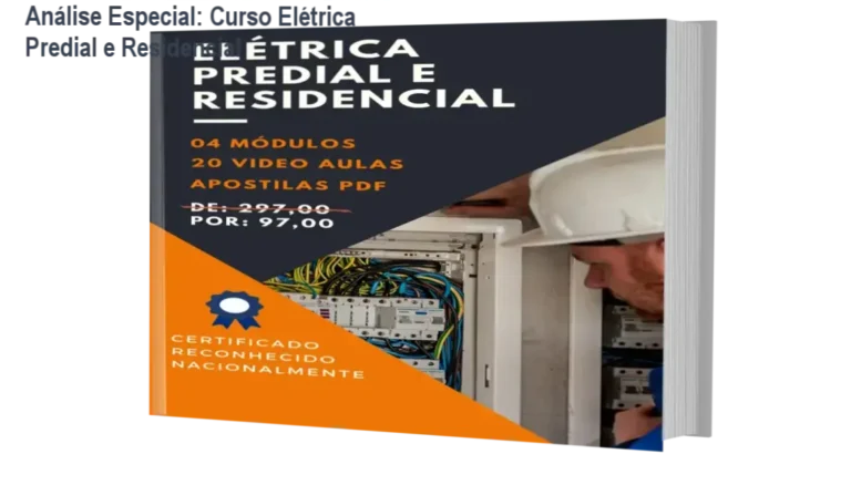 Capa informativa sobre o tema Curso Elétrica Predial e Residencial