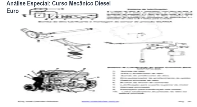Capa informativa sobre o tema Curso Mecânico Diesel Euro