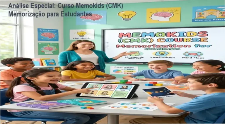Capa informativa sobre o tema Curso Memokids (CMK) Memorização para Estudantes