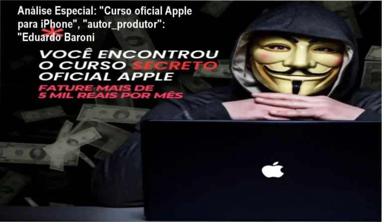 Capa informativa sobre o tema "Curso oficial Apple para iPhone", "autor_produtor": "Eduardo Baroni