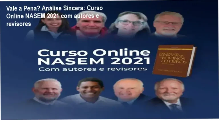 Capa informativa sobre o tema Curso Online NASEM 2021 com autores e revisores