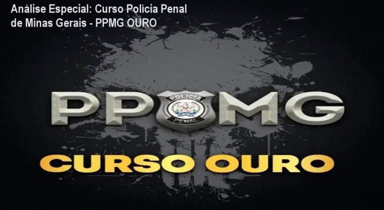 Capa informativa sobre o tema Curso Polícia Penal de Minas Gerais - PPMG OURO