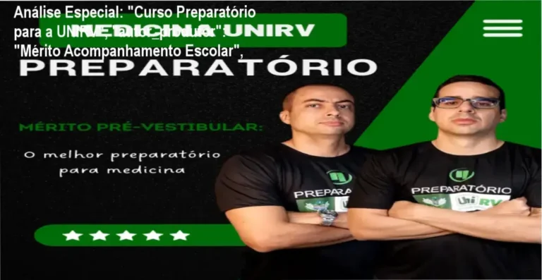 Capa informativa sobre o tema "Curso Preparatório para a UNIRV", "autor_produtor": "Mérito Acompanhamento Escolar",