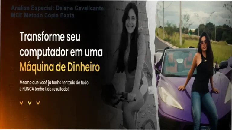 Capa informativa sobre o tema Daiane Cavallcante: MCE Método Cópia Exata