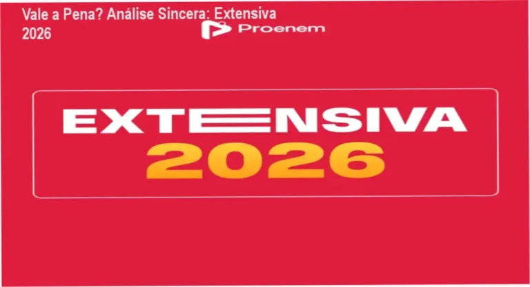 Capa informativa sobre o tema Extensiva 2026