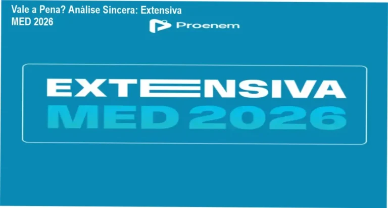 Capa informativa sobre o tema Extensiva MED 2026