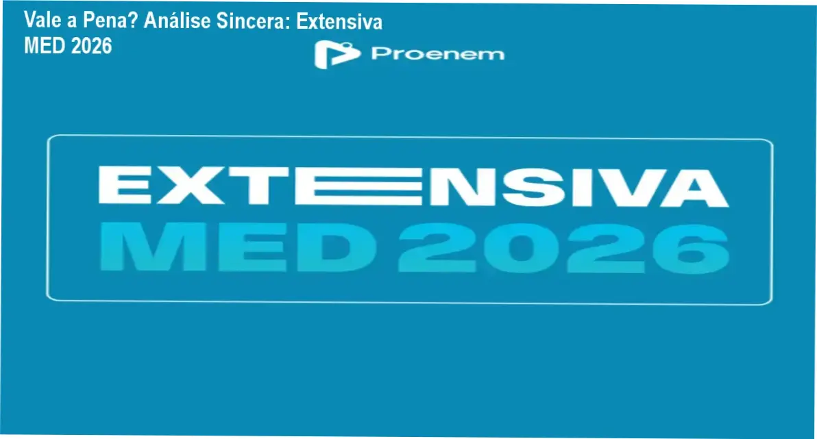 Capa informativa sobre o tema Extensiva MED 2026