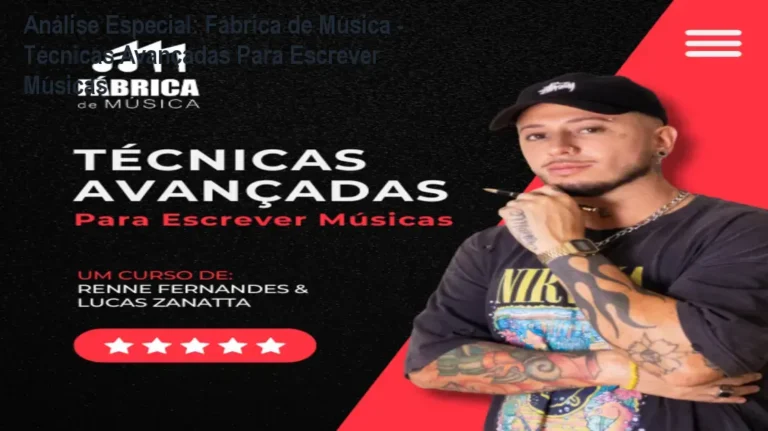 Capa informativa sobre o tema Fábrica de Música - Técnicas Avançadas Para Escrever Músicas