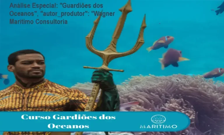 Capa informativa sobre o tema "Guardiões dos Oceanos", "autor_produtor": "Wagner Marítimo Consultoria