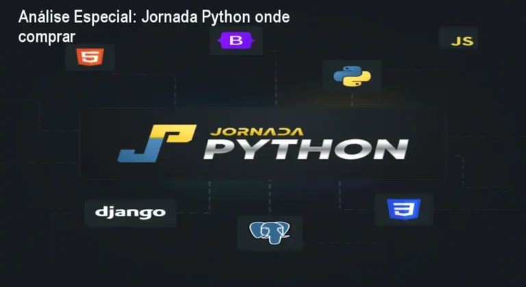 Capa informativa sobre o tema Jornada Python onde comprar