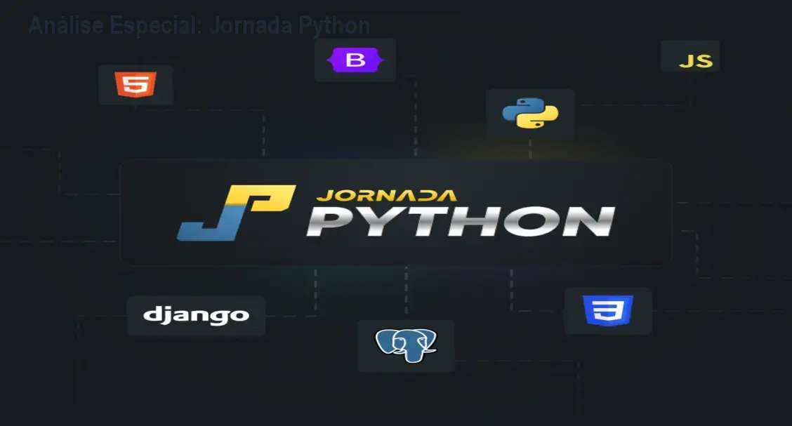 Capa informativa sobre o tema Jornada Python