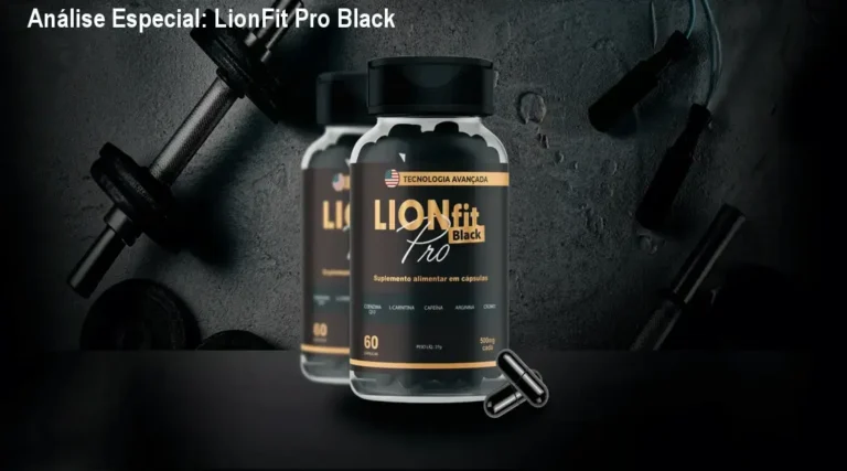 Capa informativa sobre o tema LionFit Pro Black
