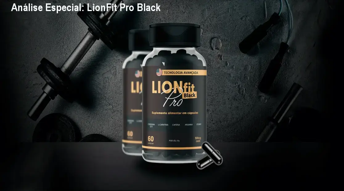 Capa informativa sobre o tema LionFit Pro Black