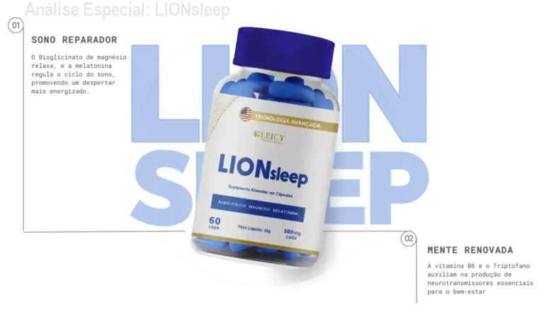 Capa informativa sobre o tema LIONsleep