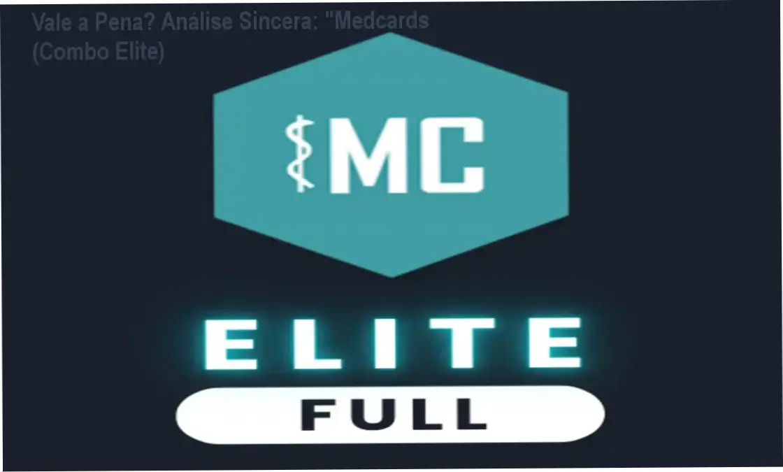 Capa informativa sobre o tema "Medcards (Combo Elite)
