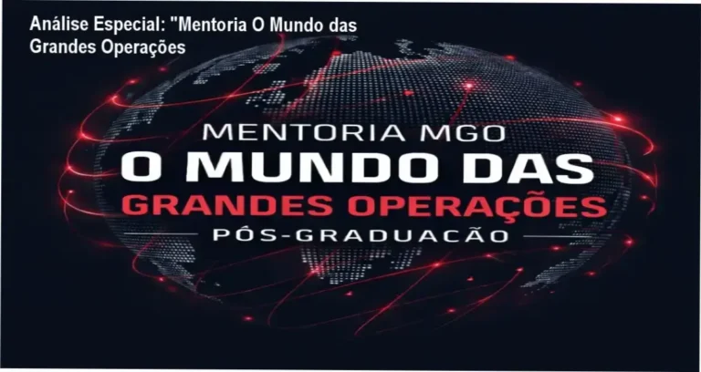 Capa informativa sobre o tema "Mentoria O Mundo das Grandes Operações