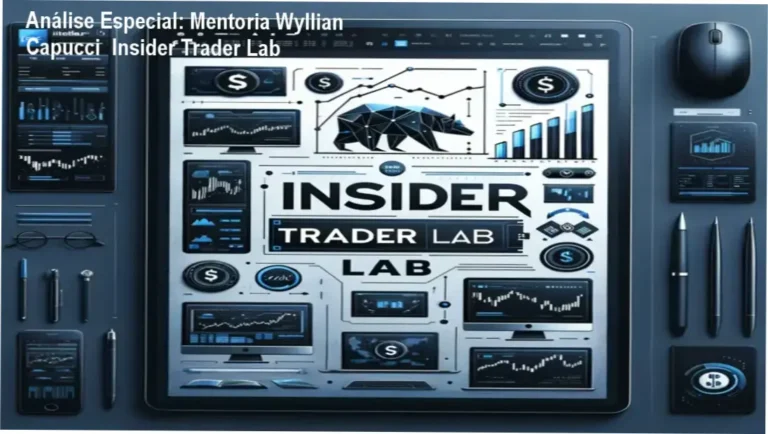 Capa informativa sobre o tema Mentoria Wyllian Capucci Insider Trader Lab