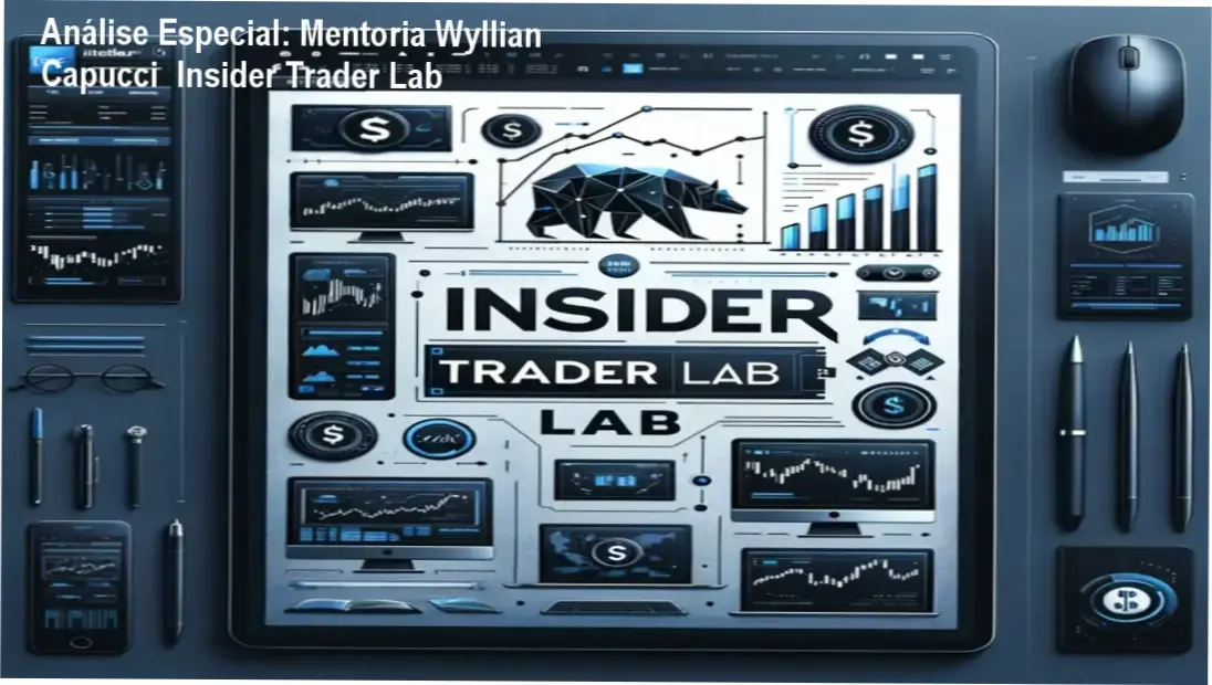 Capa informativa sobre o tema Mentoria Wyllian Capucci Insider Trader Lab