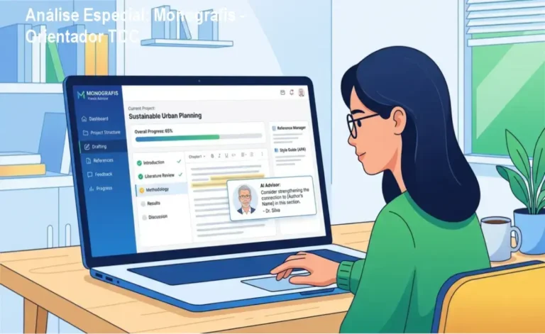 Capa informativa sobre o tema Monografis - Orientador TCC