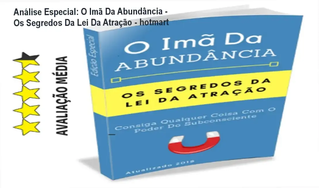 Capa informativa sobre o tema O Imã Da Abundância - Os Segredos Da Lei Da Atração - hotmart