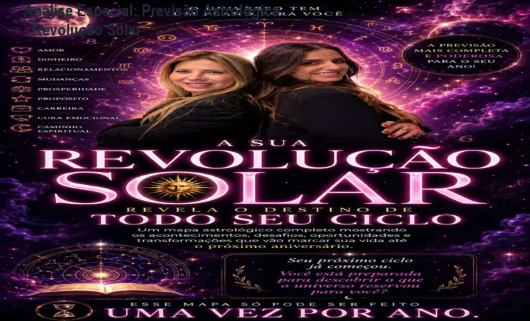 Capa informativa sobre o tema Previsão Astrológica - Revolução Solar