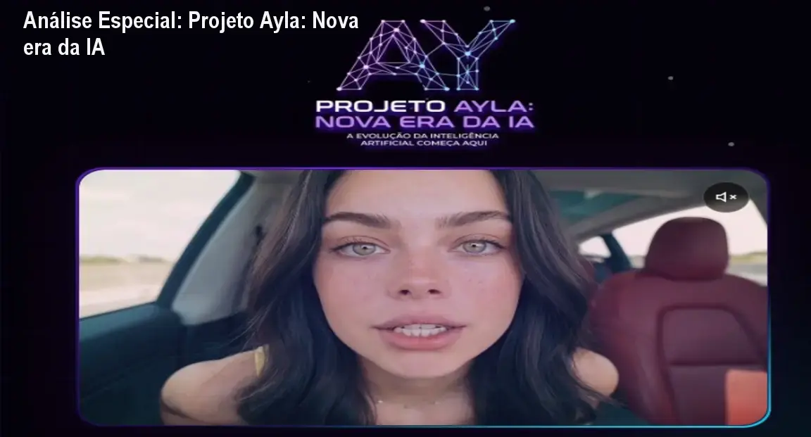 Capa informativa sobre o tema Projeto Ayla: Nova era da IA