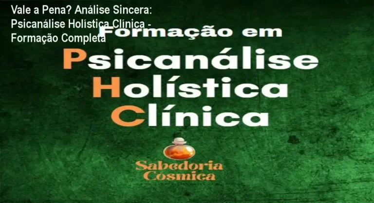 Capa informativa sobre o tema Psicanálise Holística Clínica - Formação Completa