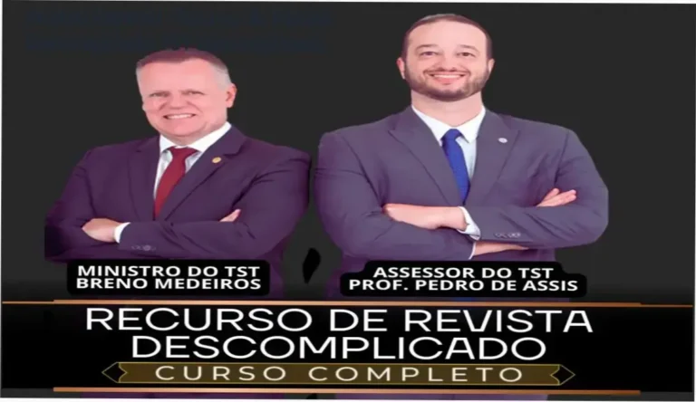 Capa informativa sobre o tema Recurso de Revista Descomplicado TST Descomplicado