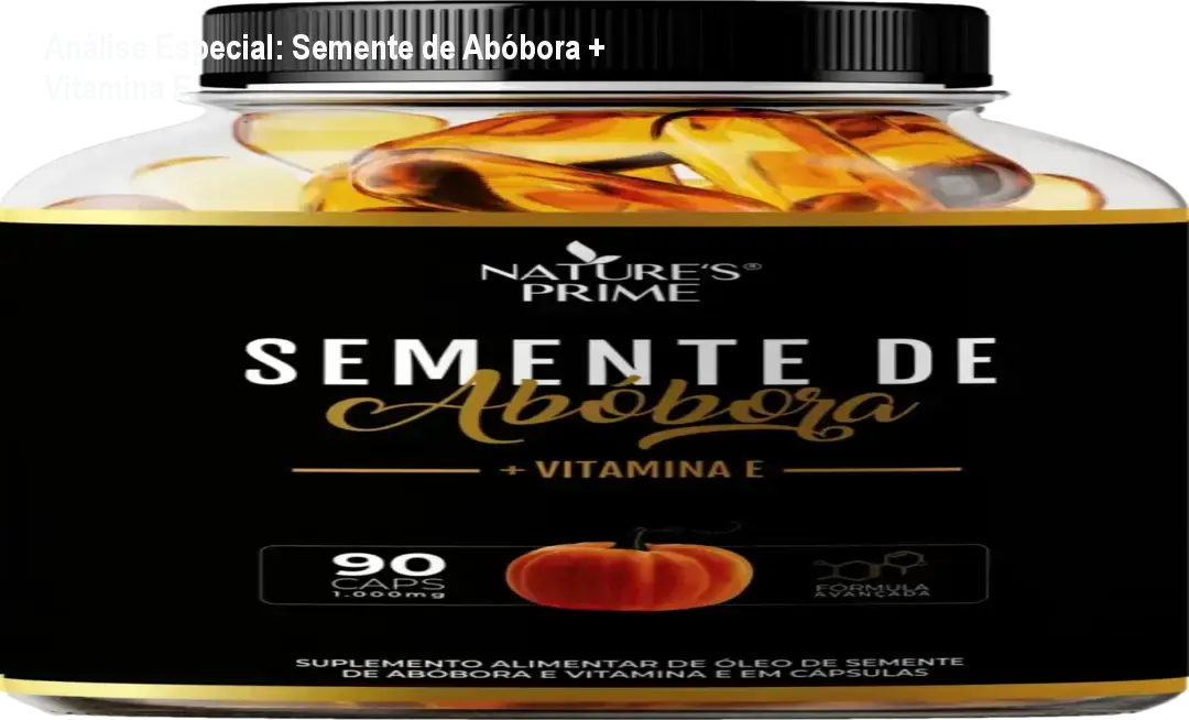 Capa informativa sobre o tema Semente de Abóbora + Vitamina E