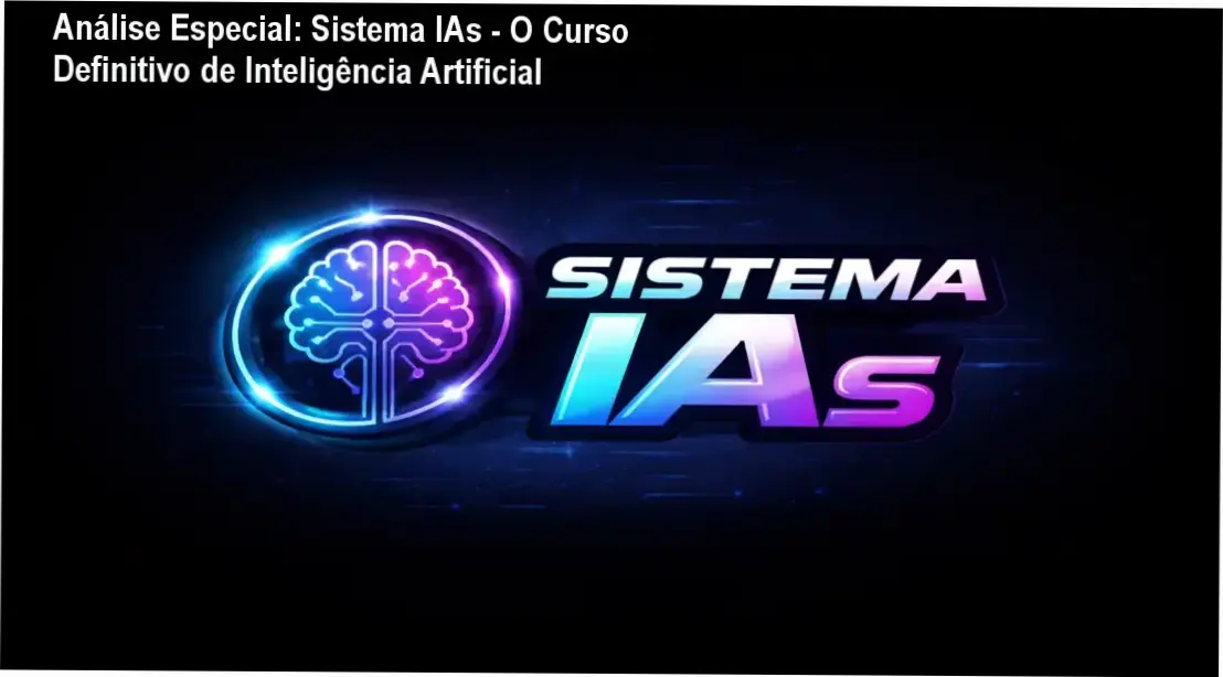 Capa informativa sobre o tema Sistema IAs - O Curso Definitivo de Inteligência Artificial