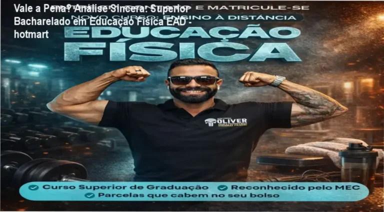 Capa informativa sobre o tema Superior Bacharelado em Educação Física EAD - hotmart