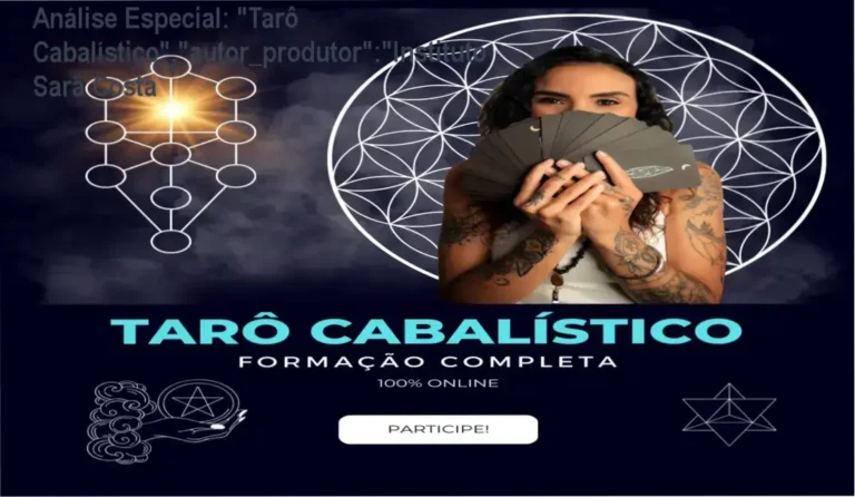 Capa informativa sobre o tema "Tarô Cabalístico","autor_produtor":"Instituto Sarä Costa