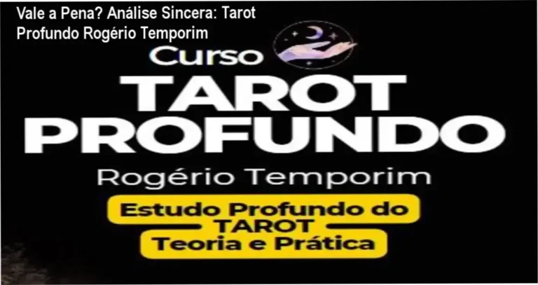 Capa informativa sobre o tema Tarot Profundo Rogério Temporim