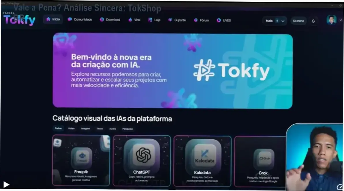 Capa informativa sobre o tema TokShop BR