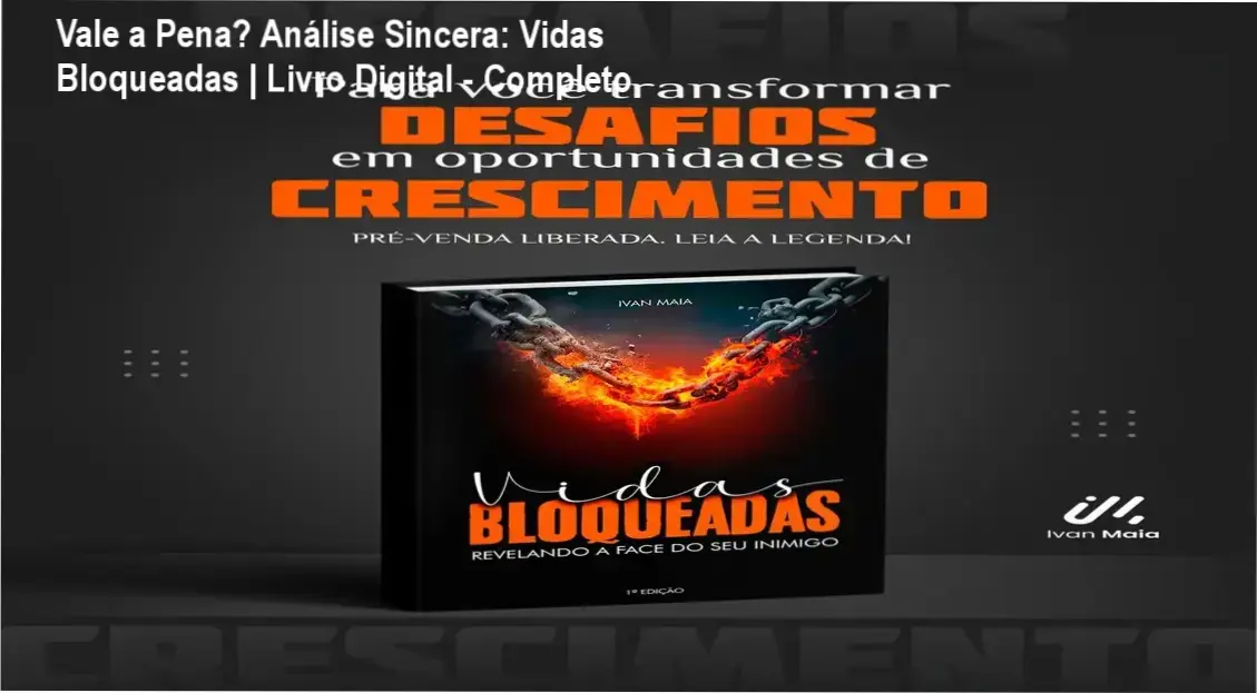 Capa informativa sobre o tema Vidas Bloqueadas | Livro Digital - Completo