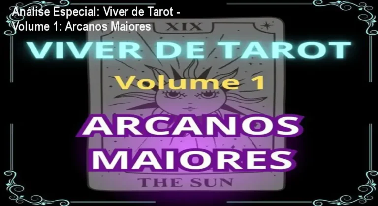 Capa informativa sobre o tema Viver de Tarot - Volume 1: Arcanos Maiores