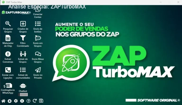 Capa informativa sobre o tema ZAPTurboMAX