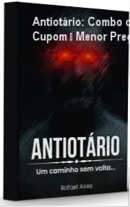 Antiotário promocional com cupom de desconto e preço reduzido