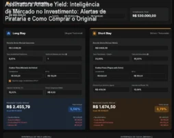 Assinatura Análise Yield: Inteligência de Mercado no Investimento: Alertas de Pirataria e Como Comprar o Original