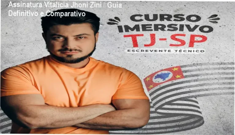 Comparativo da assinatura vitalícia Jhoni Zini mostrando benefícios e diferenciais