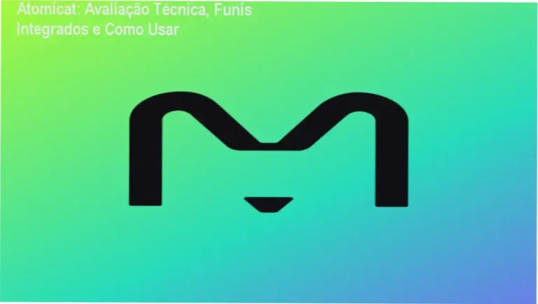 Interface do Atomicat mostrando funis de venda, checkout e IA integrados em alta velocidade