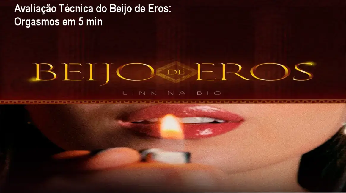 Imagem promocional do curso Beijo de Eros com destaque para desconto e garantia