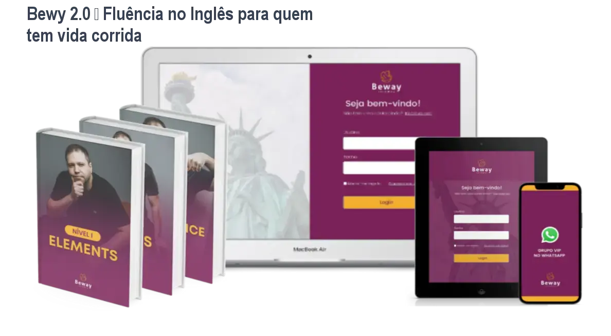 Bewy 2.0 – Fluência no Inglês para quem tem vida corrida